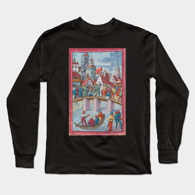 Medieval scene Long Sleeve T-Shirt by Medievalists.net